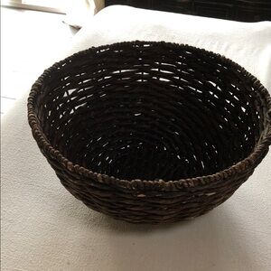 Extra Large Handcrafted Brown Woven Basket